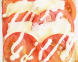 トマトとチーズのドレッシングトースト作り方10写真