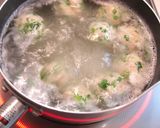 ✿生姜風味☆鶏団子のおろしポン酢のせ✿作り方3写真