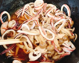 母の味！さっぱりシメジとイカの中華和え作り方1写真