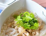 鶏肉と搾菜の汁ビーフン、ナンプラー風味♪作り方7写真