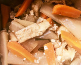 昆布と鰹出汁＊大根と薄揚げのそぼろ煮作り方4写真