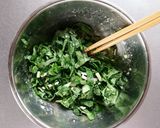 栄養満点☆ソフトケールのガレット。作り方3写真