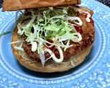 チキンクリスプ風 チキンナゲットバーガー作り方8写真