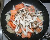 乾燥こんにゃくパスタでサーモンクリーム作り方11写真