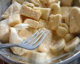 簡単！時短！バナナパンプディング#朝食作り方4写真