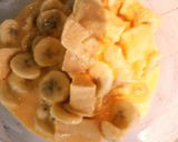 簡単！時短！バナナパンプディング#朝食作り方6写真