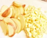 リンゴ de ハンバーグ作り方1写真