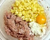 リンゴ de ハンバーグ作り方4写真