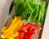 鰤と彩り野菜の重ね蒸し作り方3写真