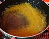 ベーコンとトマトのスパゲティ作り方2写真