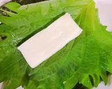 海苔と大葉とチーズの餃子の皮巻き作り方1写真