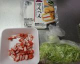 キャベツとカニかまのお手軽シュウマイ作り方1写真