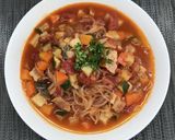 糖質☆乾燥こんにゃくパスタでラタトゥイユ作り方14写真