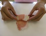りんごの豚肉巻き作り方2写真