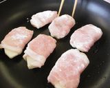 りんごの豚肉巻き作り方4写真