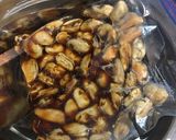 ムール貝牡蠣醤油漬け作り方4写真