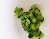 チーズ入りキュウリとちくわのわさびマヨ作り方4写真