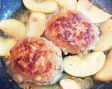 リンゴ de ハンバーグ作り方8写真