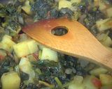 たっぷりほうれん草とじゃが芋のカレー作り方8写真