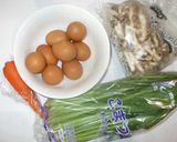 野菜入り炒り卵♪簡単作り方1写真
