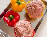 パプリカの肉詰め作り方7写真