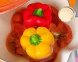 パプリカの肉詰め作り方10写真
