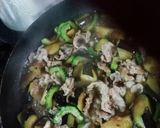 ゴーヤと茄子の牛肉煮(豚肉でも良い)作り方3写真