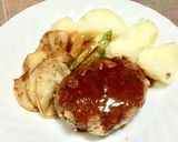 リンゴ de ハンバーグ作り方11写真