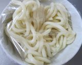 火を使わない☆バター醤油釜玉うどん作り方2写真