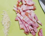 大人の味！ベーコンのアラビアータパスタ作り方1写真