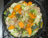 かぼちゃ豚肉の煮物♪簡単生姜風味作り方14写真