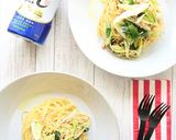 長ねぎだししょうゆパスタ作り方3写真