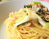 長ねぎだししょうゆパスタ作り方4写真