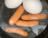 半熟たまごとチーズのとろ〜り卵トースト作り方2写真
