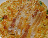 残り物のたこ焼き粉と材料でお好み焼き♪作り方3写真