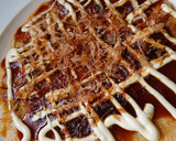 残り物のたこ焼き粉と材料でお好み焼き♪作り方4写真