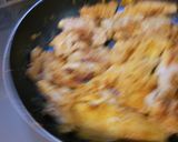 チキン入り卵焼き♪作り方4写真