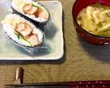唐揚げ おにぎらず作り方7写真