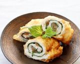 定番【ササミの梅大葉巻き揚げ】ささみ天作り方8写真