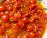 塩鯖と夏野菜フレッシュトマトレンジ煮作り方3写真