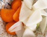 塩鯖と夏野菜フレッシュトマトレンジ煮作り方7写真