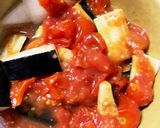 塩鯖と夏野菜フレッシュトマトレンジ煮作り方11写真