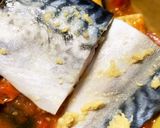 塩鯖と夏野菜フレッシュトマトレンジ煮作り方12写真