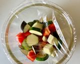 ミニトマト【夏野菜とササミのラタトゥイユ作り方3写真