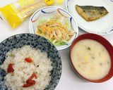【病院】梅しそごはん【給食】作り方4写真