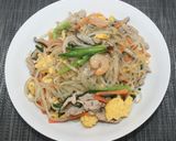 糖質☆乾燥こんにゃくパスタで焼きビーフン作り方17写真