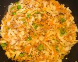 簡単♡ふっくらごはんの野菜たっぷり炒飯作り方3写真
