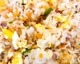 簡単♡ふっくらごはんの野菜たっぷり炒飯作り方8写真