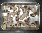 マッシュルームとモロヘイヤのチーズ焼き作り方1写真