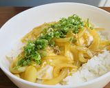 簡単!蒸し鶏のカレー丼作り方12写真